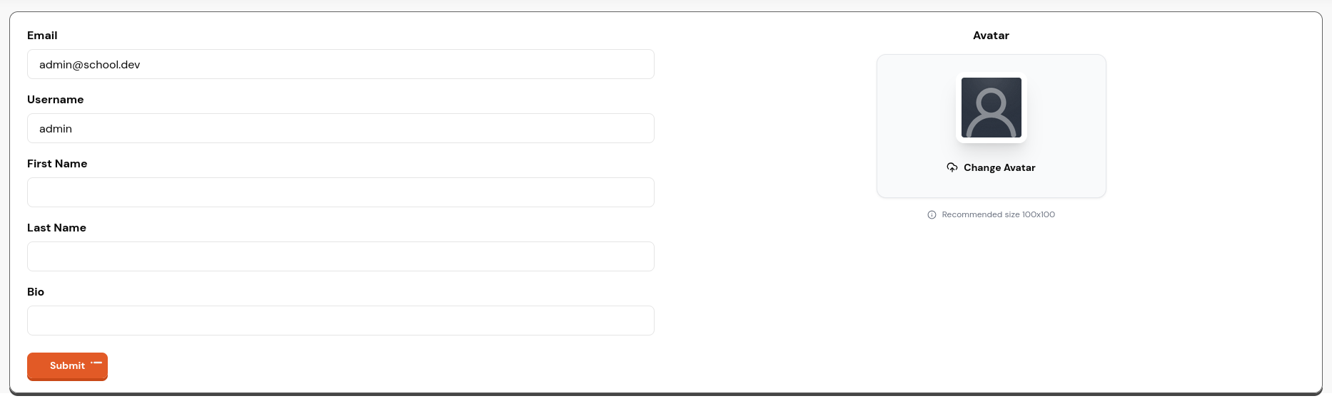 Card component example
