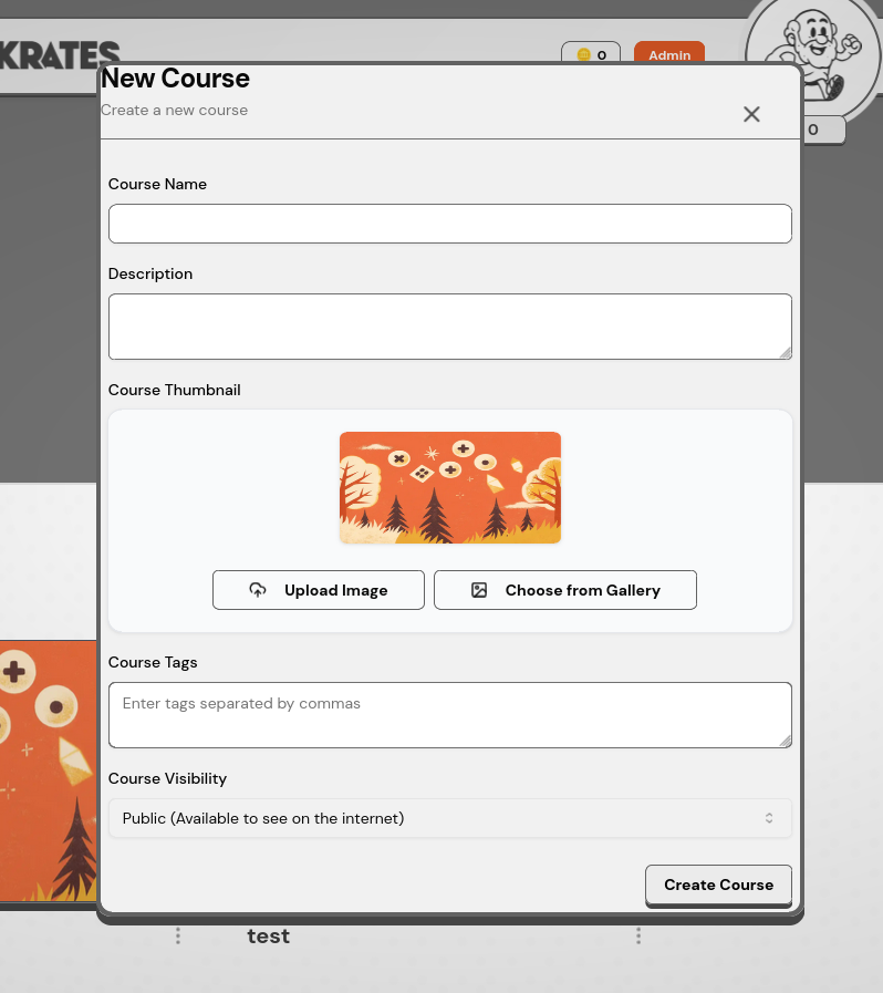 Modal component example