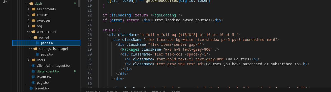 User account settings file location